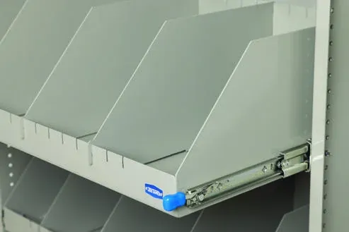 Lion Series bin on locking slide-out glides